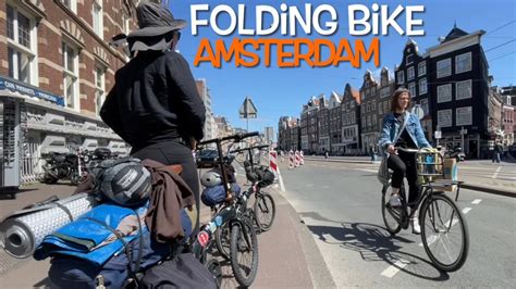 bikepacking  netherlands amsterdam  folding bikes ronde van