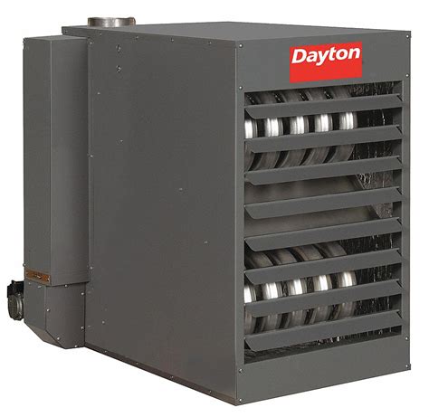 dayton standard profile unit heater natural gas combustion type field convertible