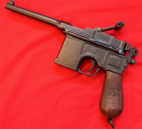replica ww ww german   mauser pistol  denix jb military antiques