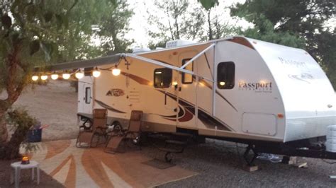 rvnet open roads forum travel trailers   hang lights   awning