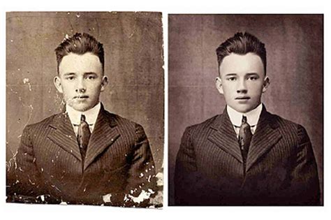 restauratie van oude  beschadigde fotos photo restoration photography face photo