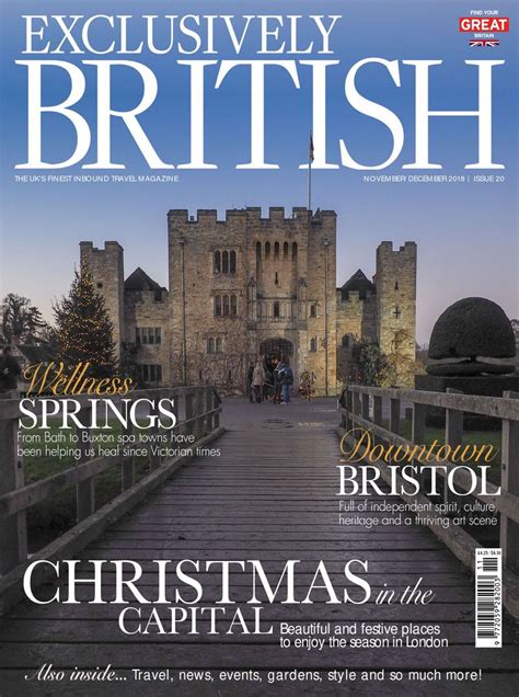 exclusively british magazine magazine   digital subscription
