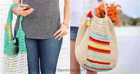 crochet market bag patterns beginner friendly fiberartsycom