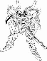 Gundam sketch template