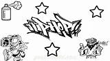 Graffiti Ausmalbilder Beste Schrift Hiphop Vorlage Pinnwand Auswählen sketch template