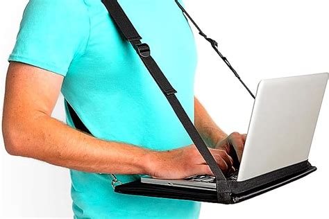 amazonde laptop harness stehpult mobile walking laptop carrier