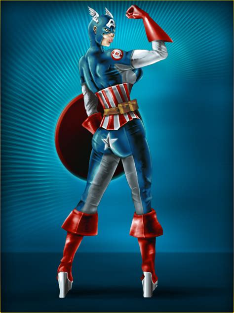 Captain America Gender Switch By Nickbarfuss On Deviantart