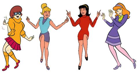 Velma Betty Veronica And Daphne Is Dancing By Maxamizerblake On Deviantart