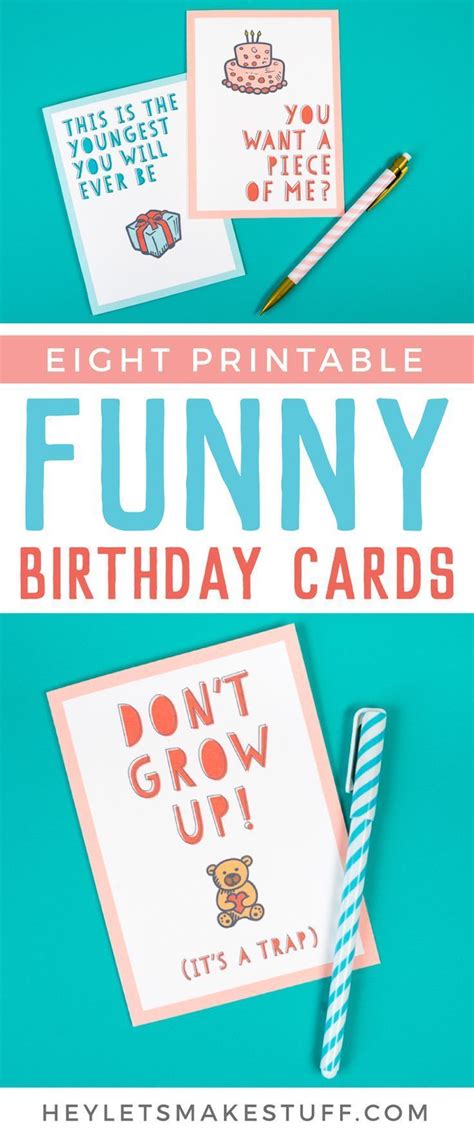 Funny Printable Birthday Cards Funny Printable Birthday