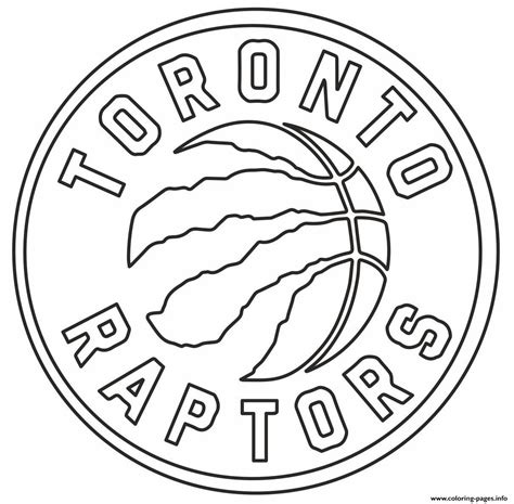 nba logo coloring pages learny kids