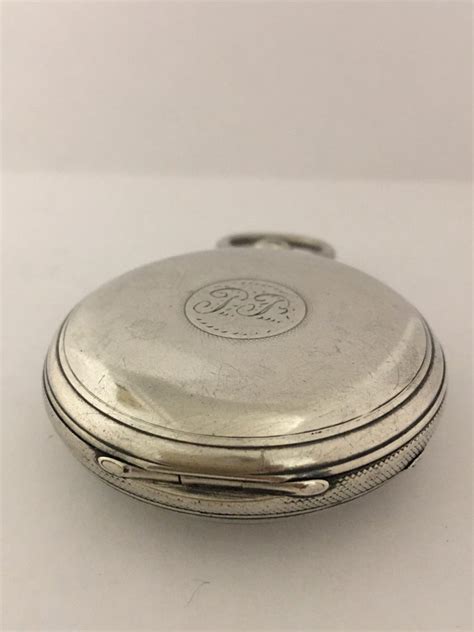 early silver english lever fusee pocket watch signed charles reeves