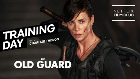 Charlize Theron S Axe Fight Training On The Old Guard Netflix Youtube