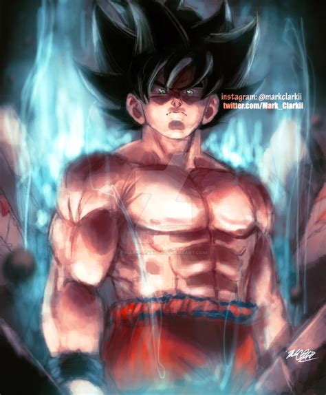 Ultra Instinct Goku By Mark Clark Ii On Deviantart