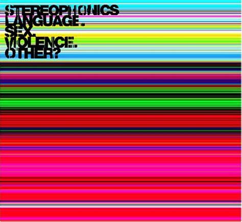 language sex violence other by stereophonics album v2 vvr1031052