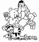 Pooh Coloring Winnie Baby Pages Cute Tigger Bear Friends Disney Drawing Eeyore Google Printable Color Winie Getcolorings Sheets Colouring Drawings sketch template