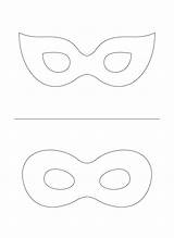 Mask Printable Coloring Blank Pages Masks Plain Template Face Printablee Via sketch template