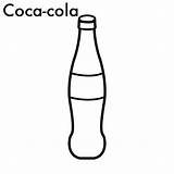 Coca Botella Pintar Botellas sketch template