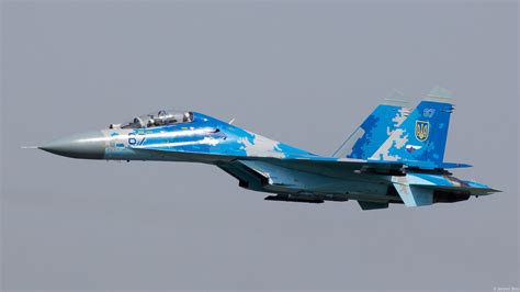 Ukrainian Air Force Sukhoi Su 27 67 Blue Arriving At Radom… Flickr