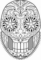 Coloring Skull Pages Sugar Vector Element Adult Kidspressmagazine Printable Sheets Dead Now sketch template