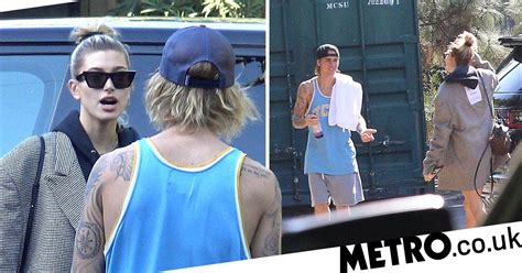 Hailey Baldwin And Justin Bieber Argue In The Street Metro News