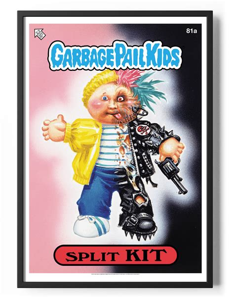 garbage pail kids split kit poster justposters
