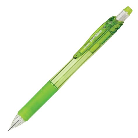pentel energize  mechanical pencil mm light green barrel