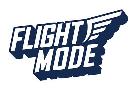 logo  flight mode  shown