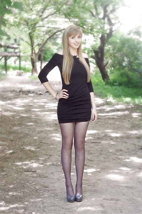 Fashion Tights Skirt Dress Heels Candid Amateur Pantyhose 15