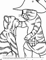Boots Puss Coloring Cat Pages Supercoloring sketch template