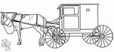 Amish Buggy sketch template