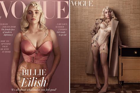 billie eilish poses  vogue shows   curves  stunning     tells fans
