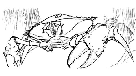 crab drawing  dylanjw  deviantart