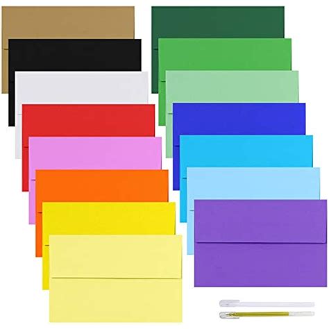 pack  colors  invitation envelopes  seal greeting card