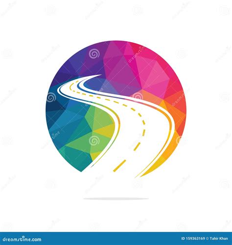road logo vector design template stock vector illustration