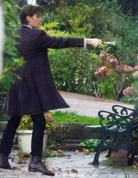 matt smith shows off his moves as he continues filming new series alongside jenna louise coleman
