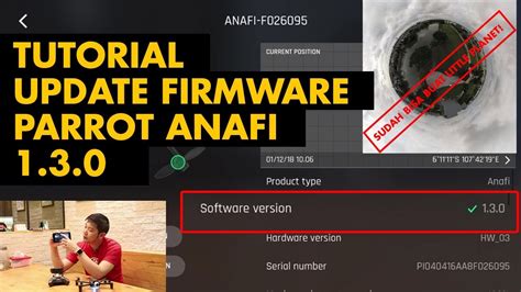 update firmware  parrot anafi youtube