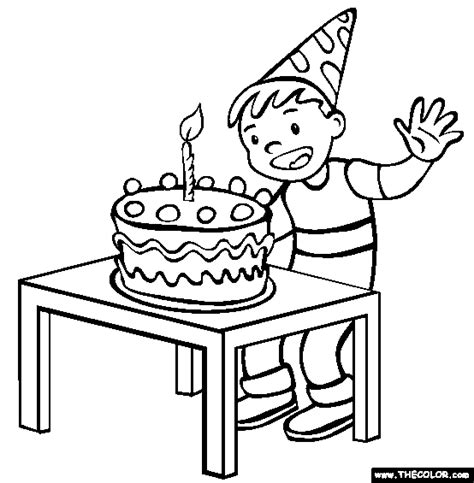 birthday  coloring pages