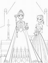 Frozen Elsa Fever Coloring Pages Getdrawings Color Getcolorings Popular sketch template