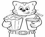 Crayola Coloring Pages Ready Movie Cat sketch template
