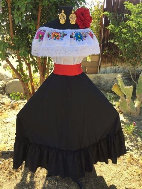 mexican dress fiesta de mayowedding black  piecevestido de fiesta mexicana