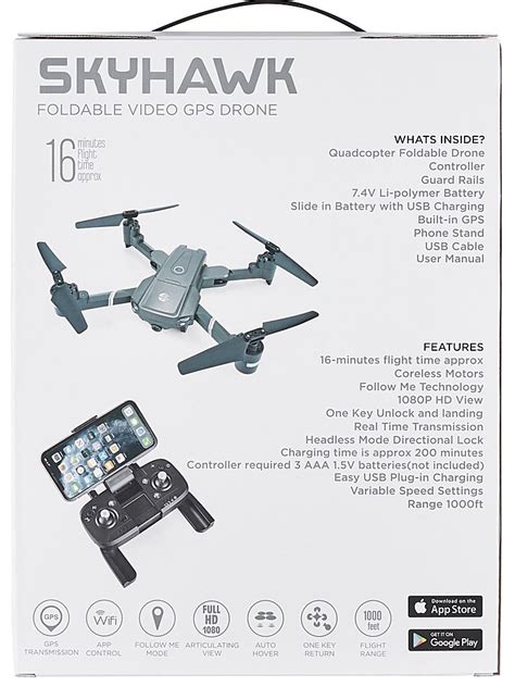 vivitar sky hawk drone gray drc noc  buy