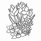 Colorear Flor sketch template