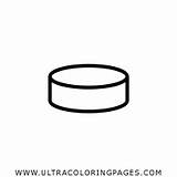 Hockey Puck sketch template