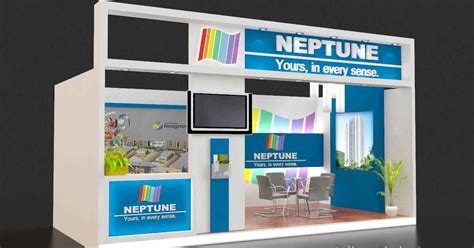 meter  side open exhibition stall design  booth design