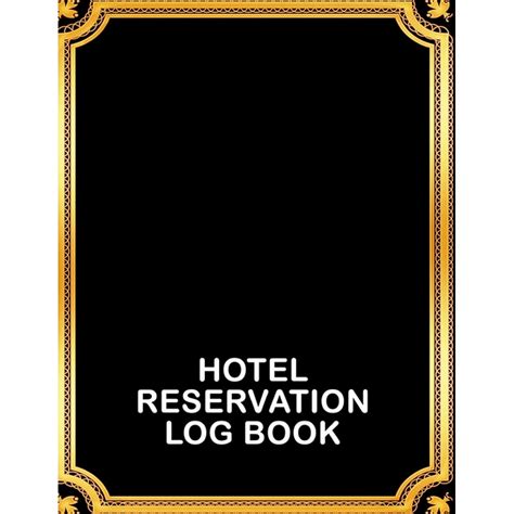 hotel reservation log book booking keeping ledger reservation book