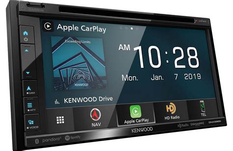 kenwood dnxs double din navigation radio  carplay android auto gps navigation