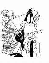 Daffy Looney Tunes Duck Colorare Pato Pages Kolorowanki Zwariowane Melodie Patolino Pintar Coloriage Duffy Cameriere Dla Disegno Kleuren Colorat Malvorlage sketch template
