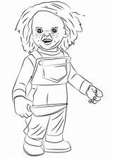 Chucky Coloring Draw Drawing Step Pages Doll Printable Horror Elegant Tutorials Scary Kids Drawingtutorials101 Angry Baby sketch template