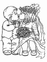 Kleurplaat Trouwen Colorare Matrimonio Disegni Casamientos Bambini Heiraten Bruiloft Bacio Piccini Bacetto Ehe Malvorlage Malvorlagen Fumetto Indietro Stimmen Stemmen sketch template