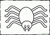 Spider Coloring Pages Kids Basic Simple Drawing Color Anansi Cartoon Print Drawn Step Cute Getdrawings Cliparts Comments Printable Getcolorings sketch template